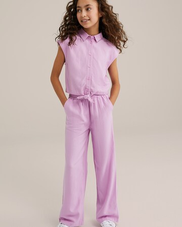 Regular Pantalon WE Fashion en violet : devant