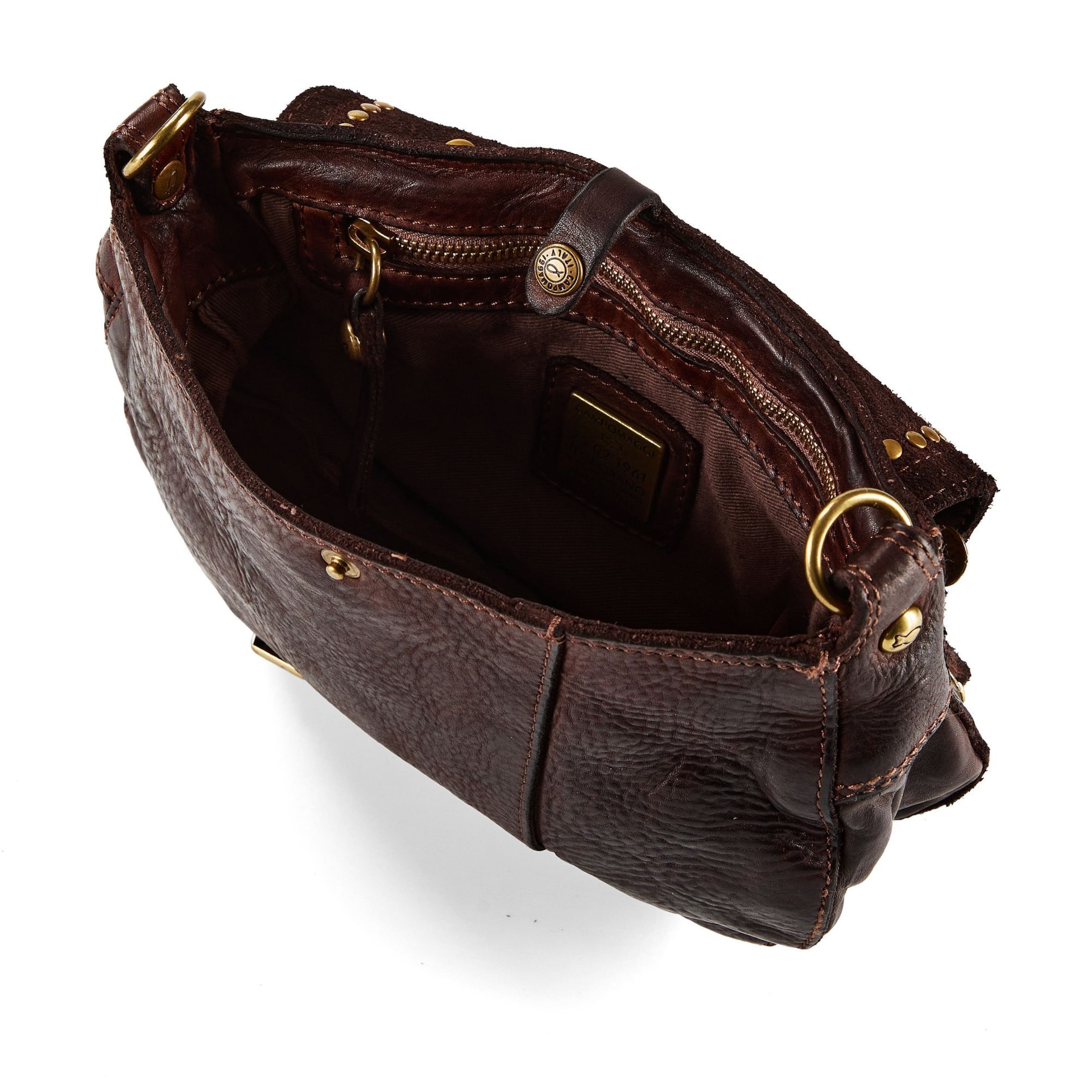 Borsa a spalla 'Gioachina' di Campomaggi in marrone