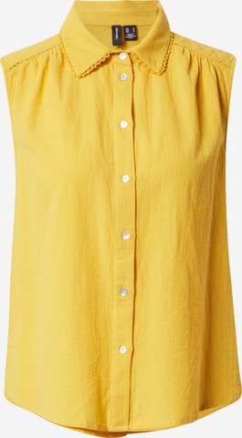 VERO MODA Blouse in Yellow: front