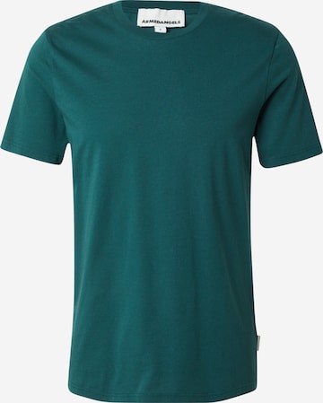 ARMEDANGELS Футболка 'JAMES' в Зеленый: спереди