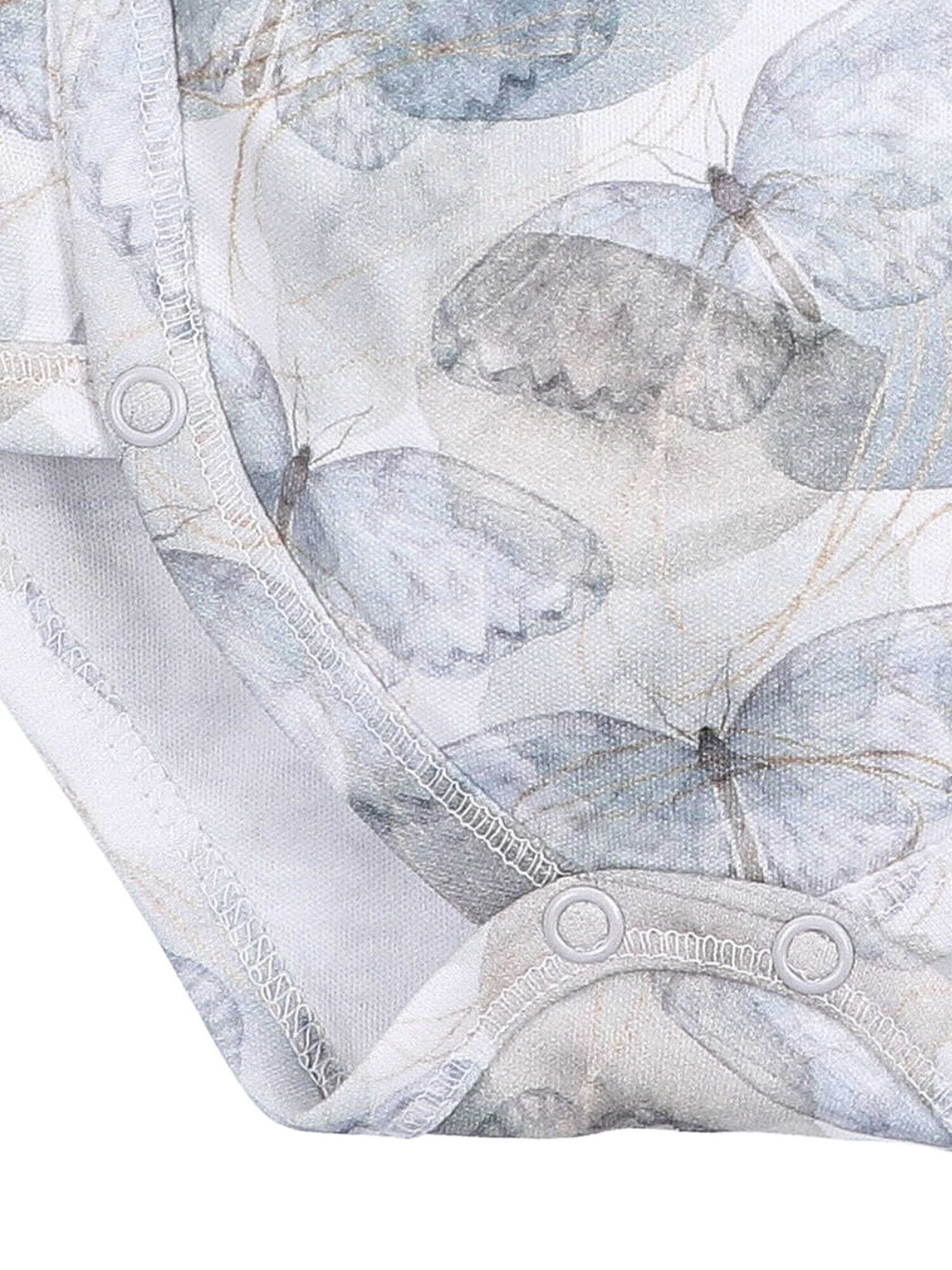 Barboteuse / body 'Schmetterling' NINI en blanc