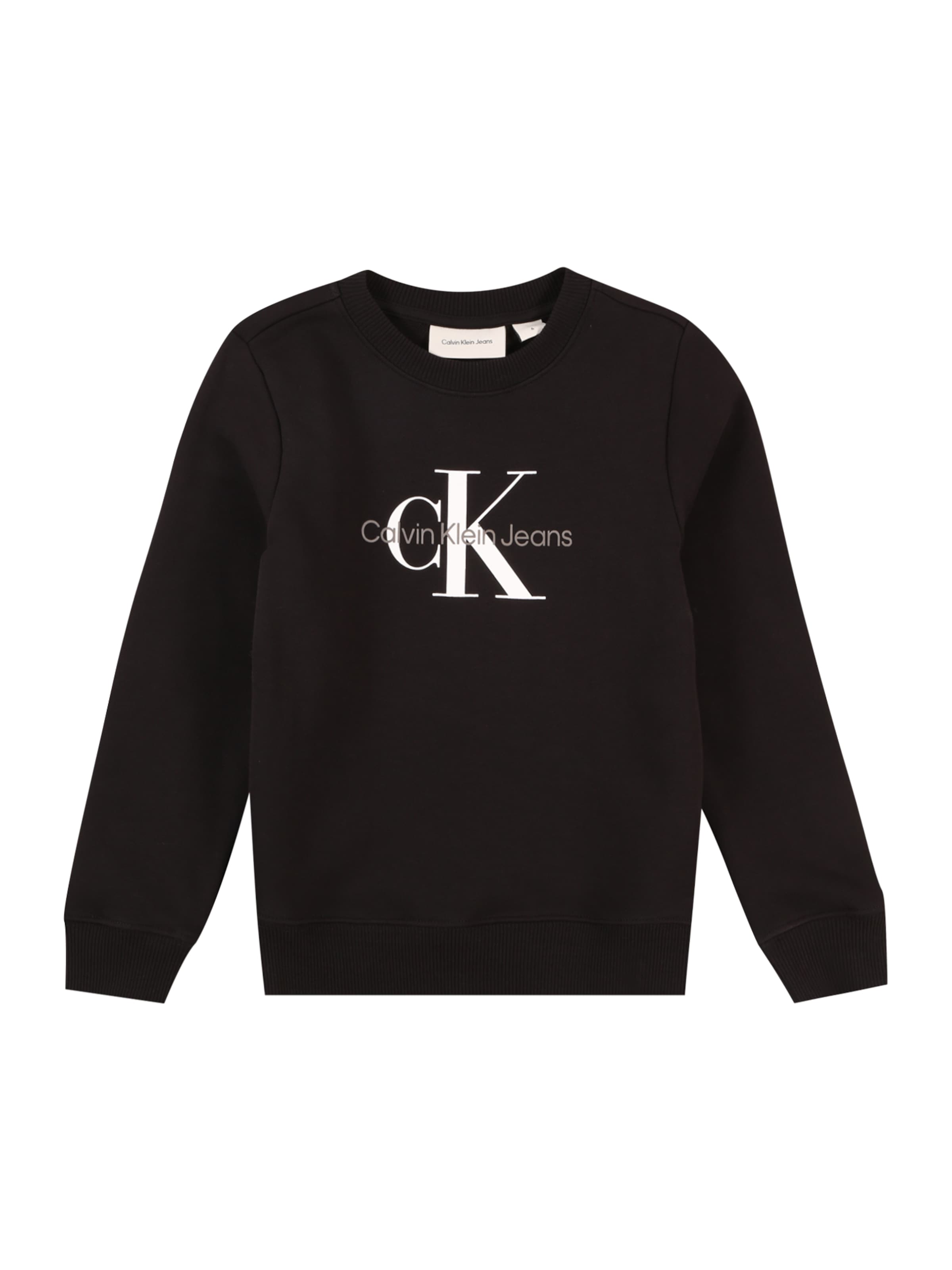 Calvin Klein Jeans Sweatshirt in Black: front