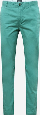 SCOTCH & SODA Chino trousers 'MOTT' in Green: front
