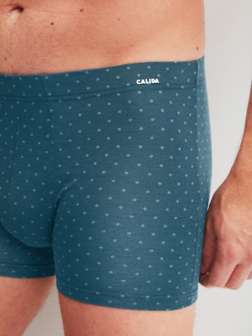 CALIDA Boxershorts 'Cotton Code Design' in Grün