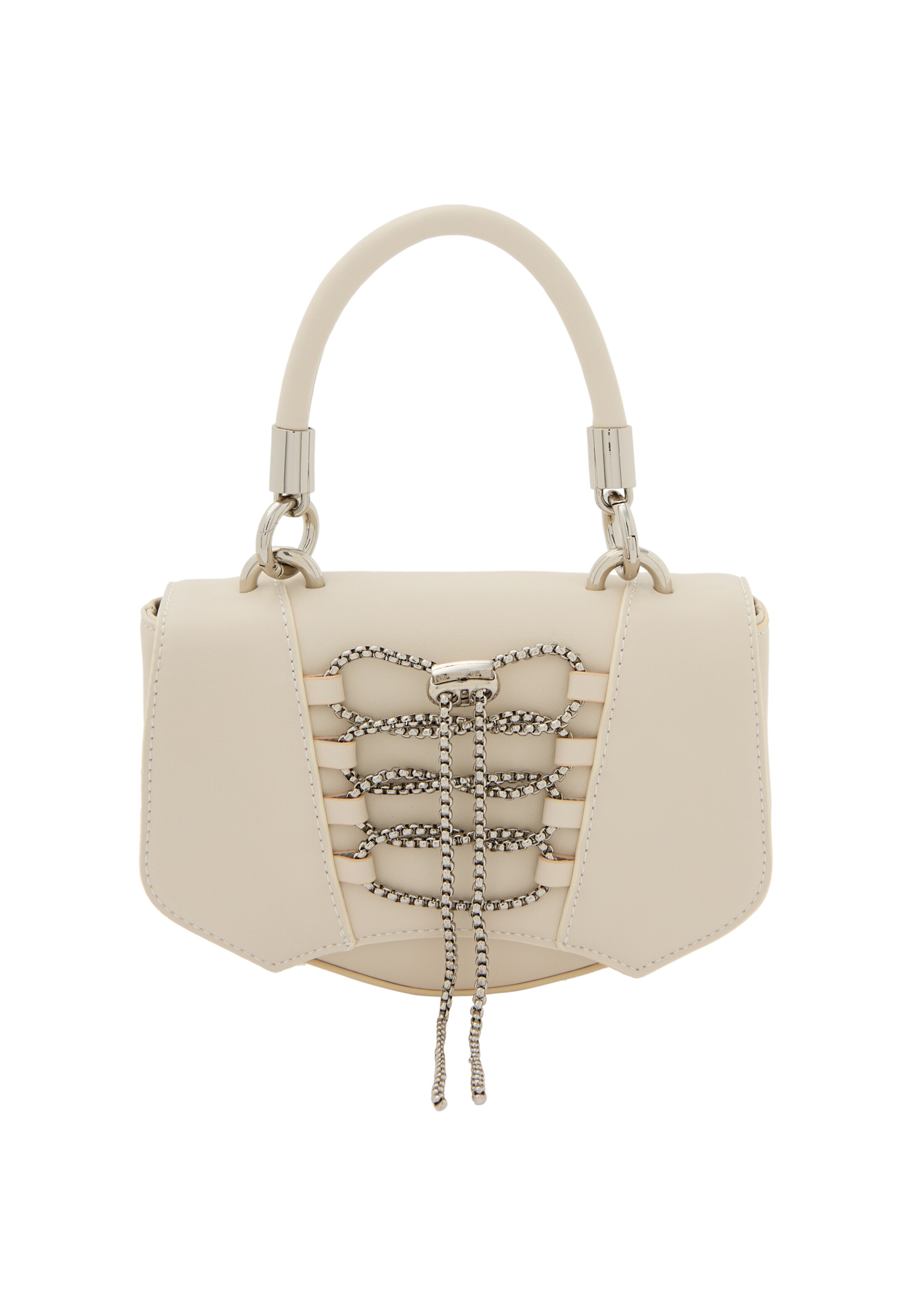 faina Handbag in White: front