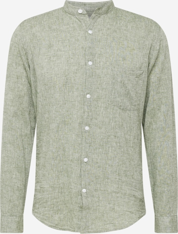 Lindbergh Button Up Shirt in Green: front