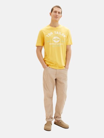 T-Shirt TOM TAILOR en jaune