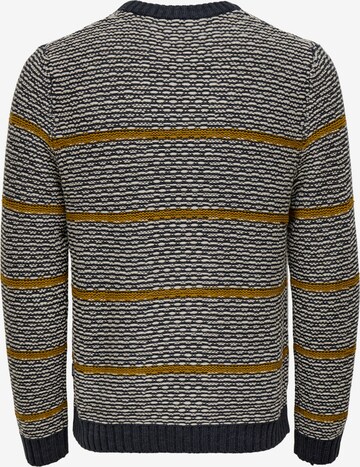 Only & Sons Pullover 'EAMON' in Blau