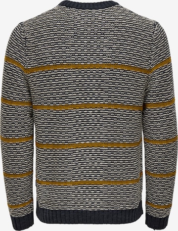 Only & Sons Sweater 'EAMON' in Blue