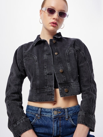 Nasty Gal Jacke in Schwarz