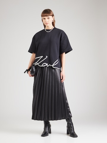 Felpa di Karl Lagerfeld in nero
