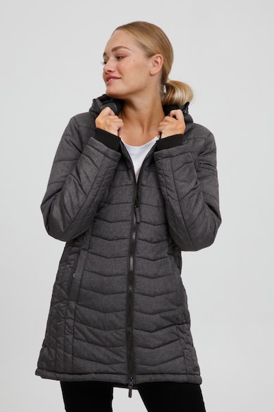 Oxmo Winter Coat 'NELLY' in Black, View model