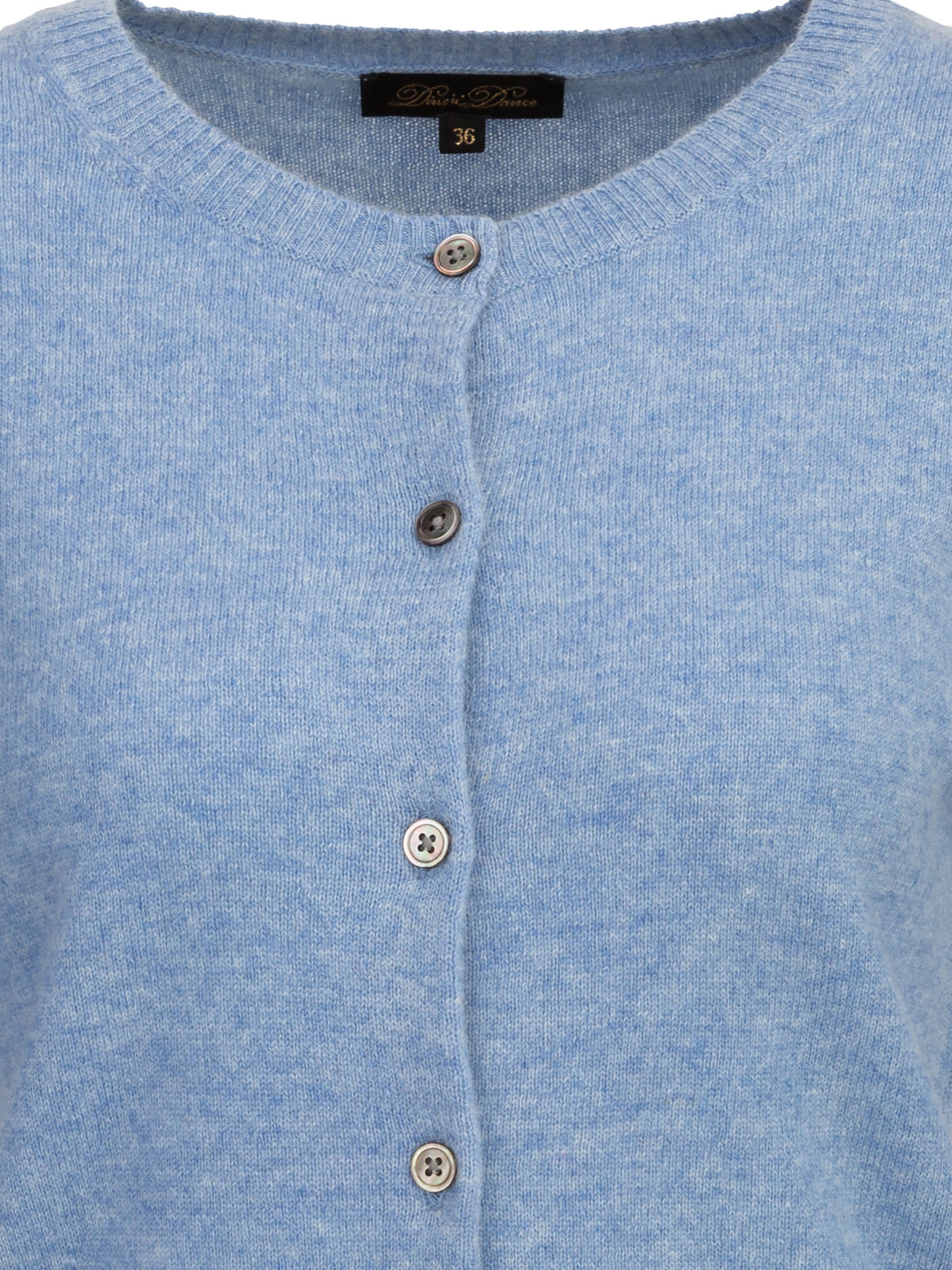 Dine'n'Dance Gebreid vest 'Romie' in Blauw