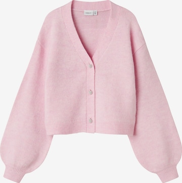 NAME IT Knit cardigan 'NKFNina' in Pink: front