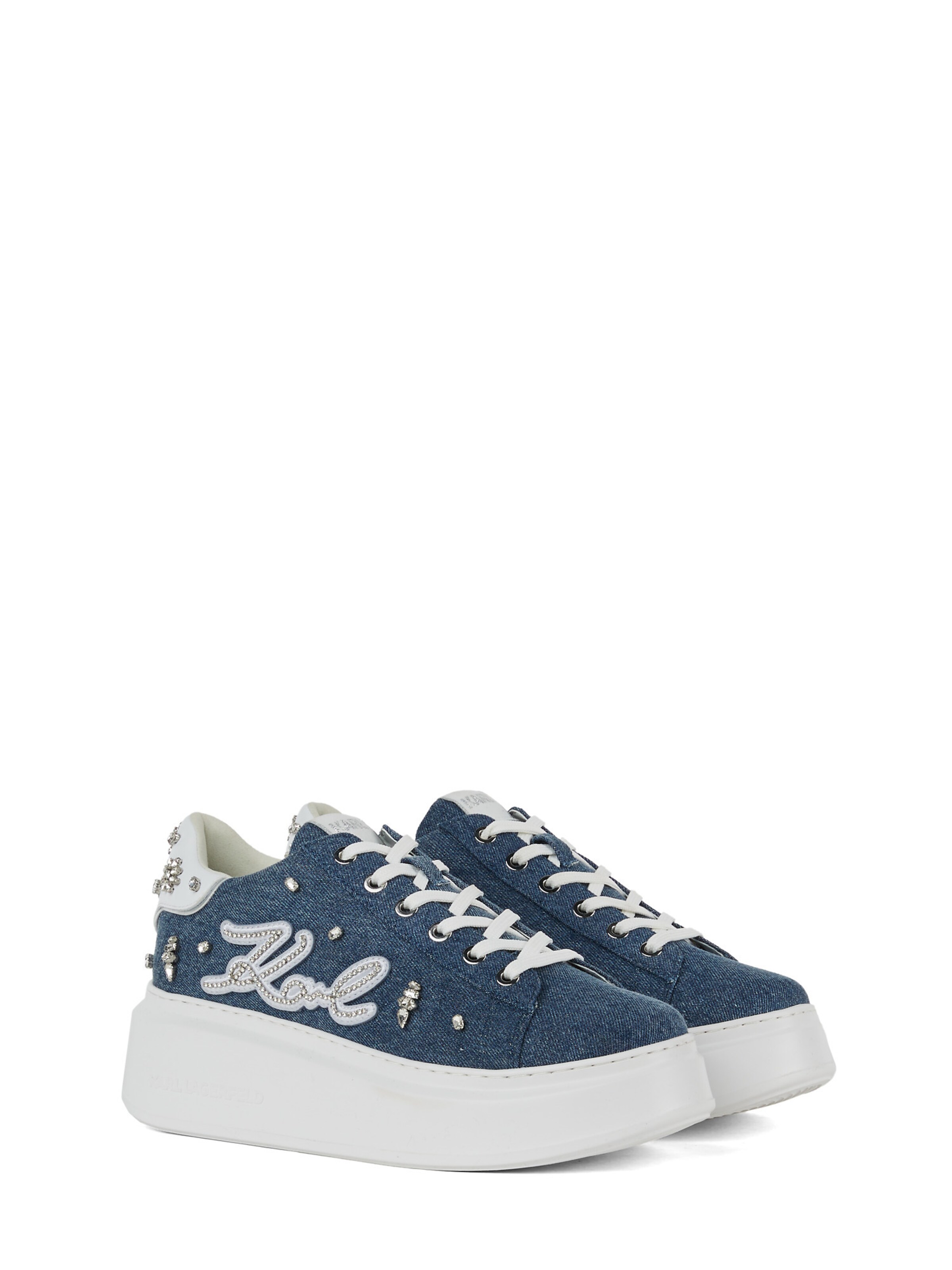 Karl Lagerfeld Rövid szárú sportcipők 'Anakapri' - kék