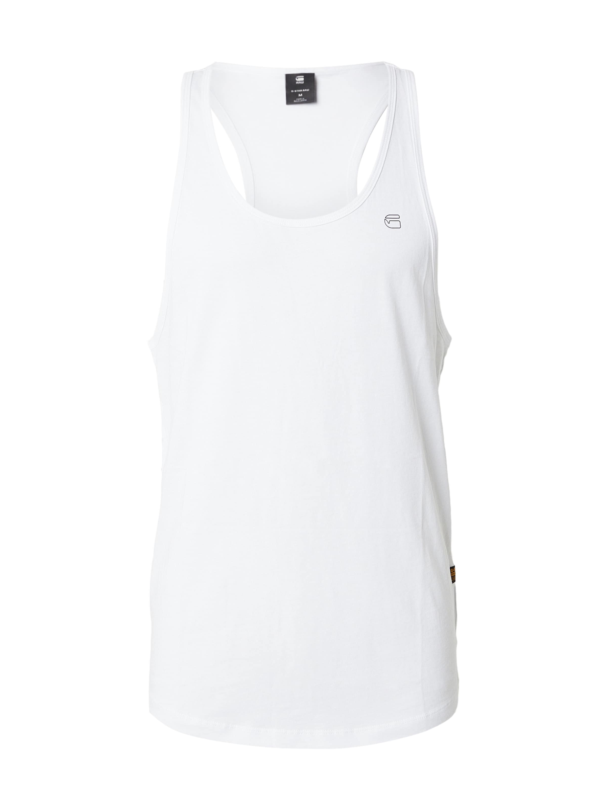 G-STAR Majica | bela barva: sprednja stran