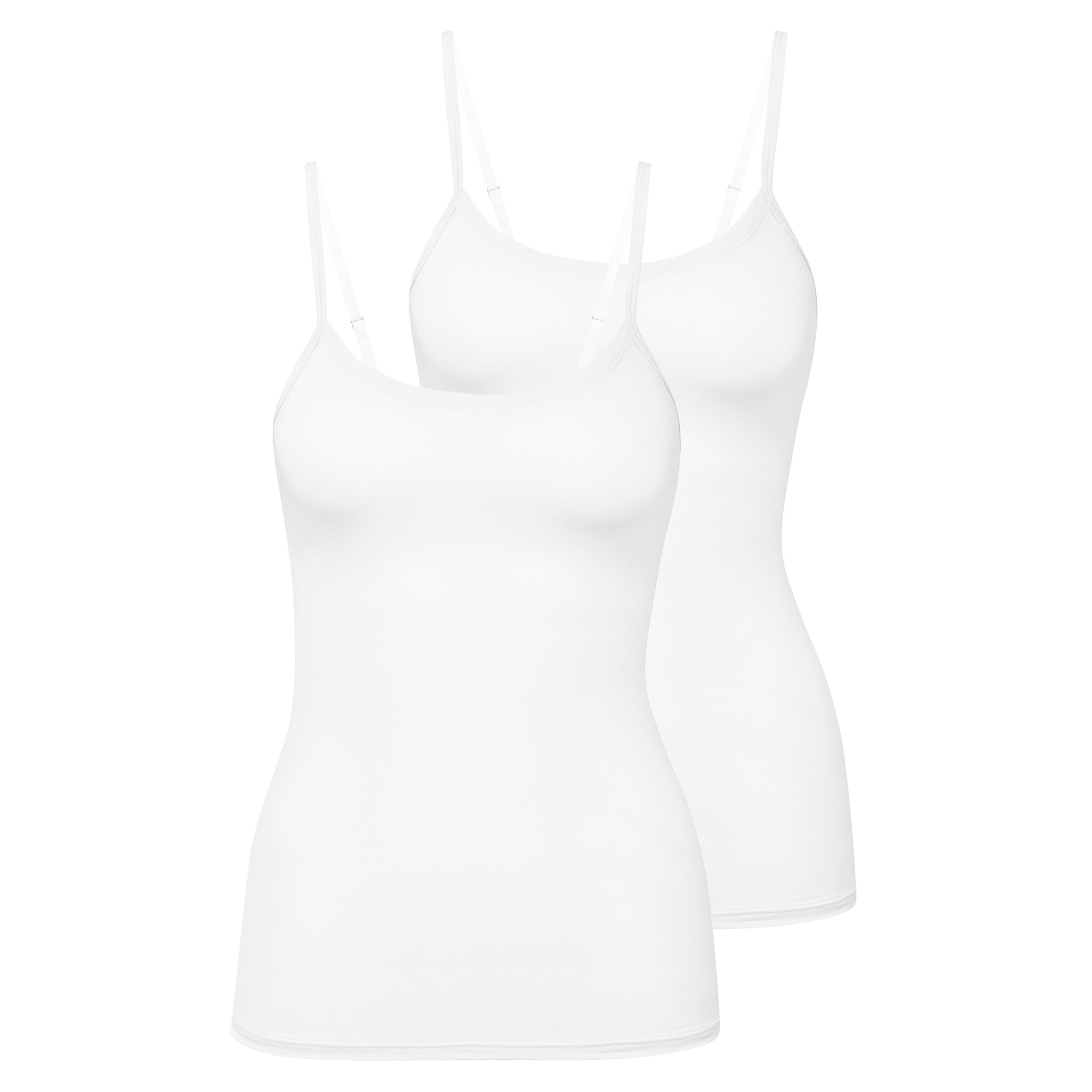 CALIDA Onderhemd in Wit: voorkant