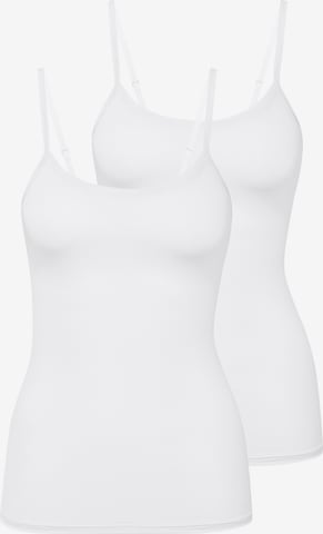 Maillot de corps CALIDA en blanc : devant