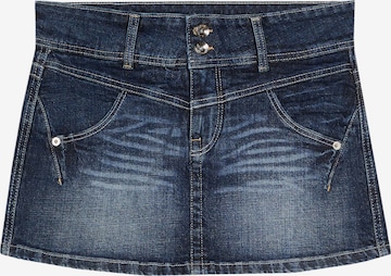 BershkaSuknja - plava boja: prednji dio