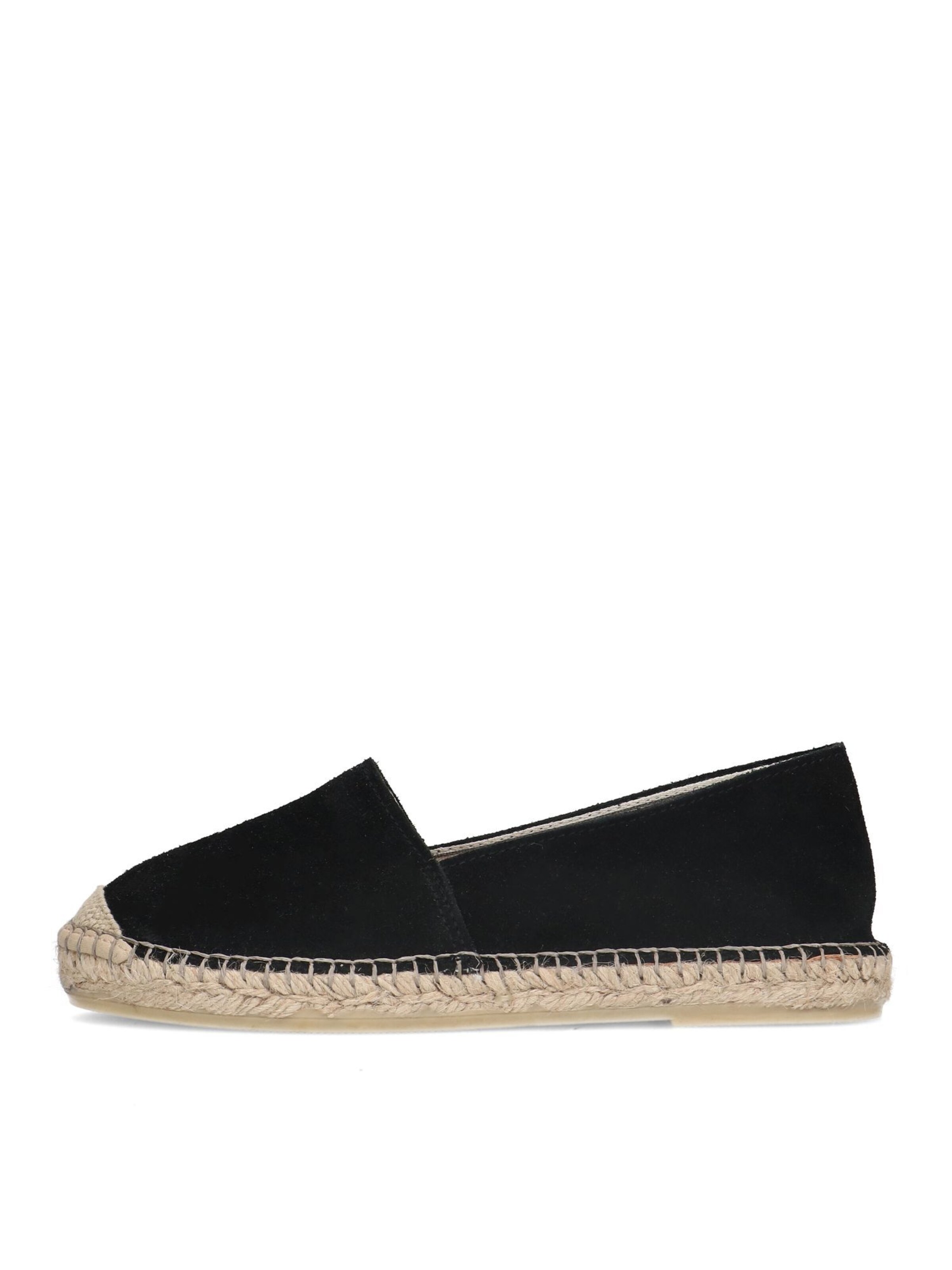 MANFIELD Espadrilles in Schwarz