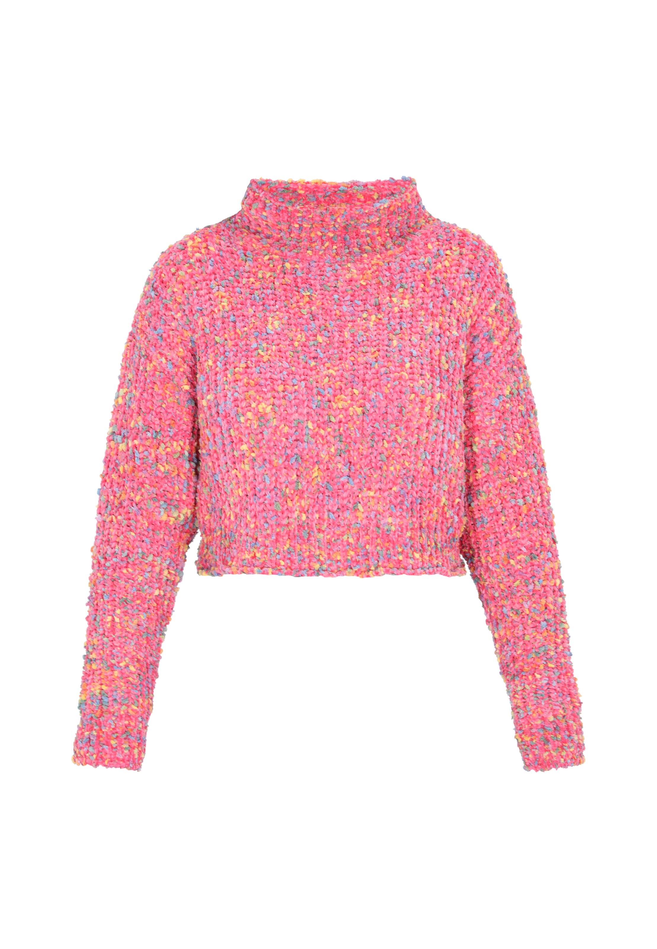 Pulover de la MYMO pe roz: față