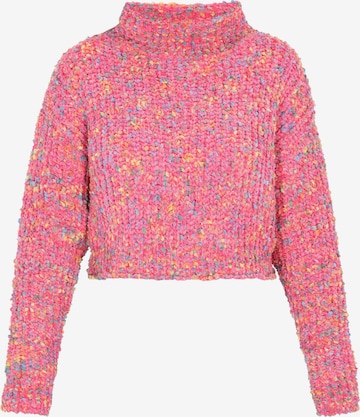 MYMO Sweter w kolorze różowy: przód