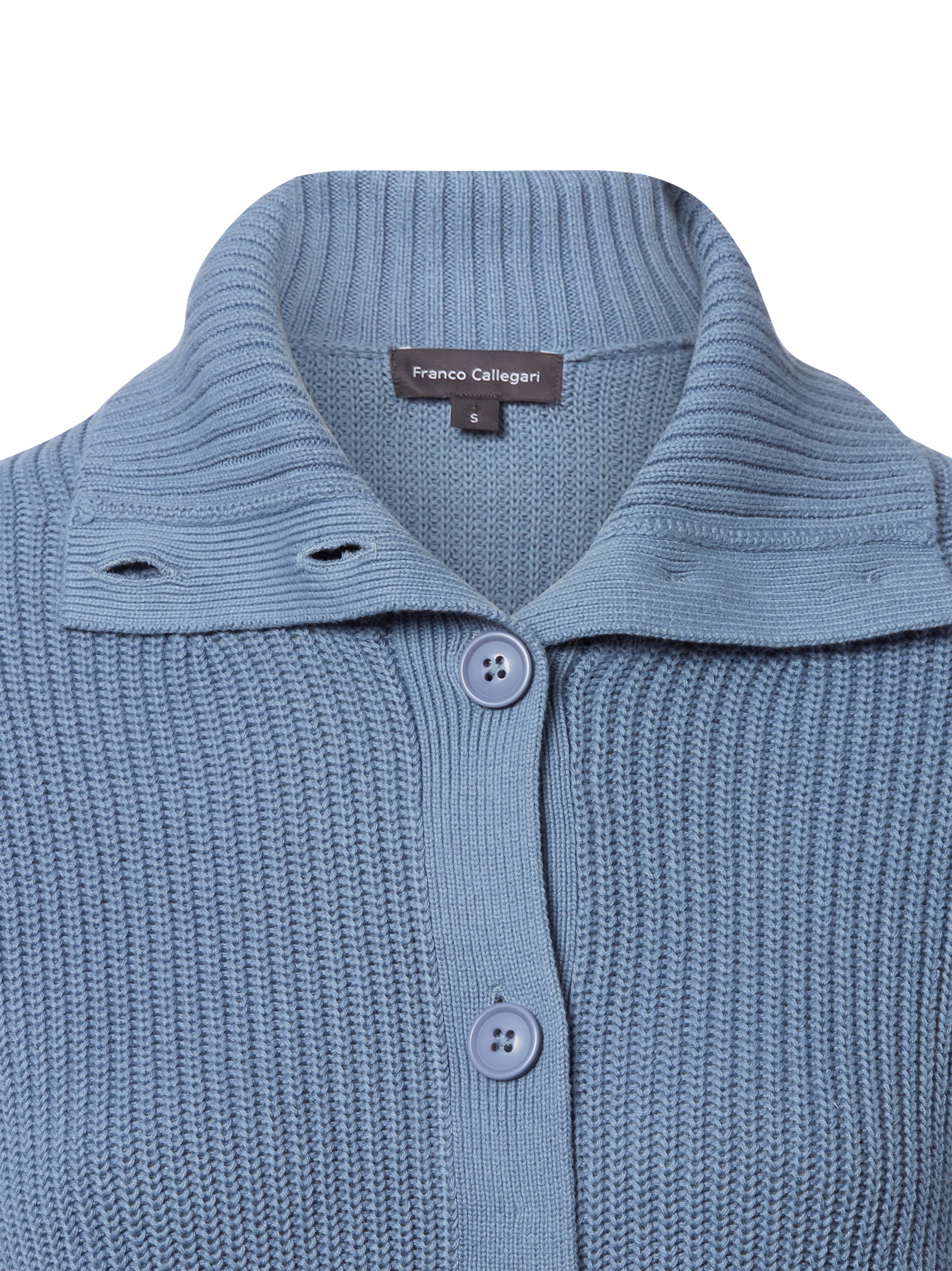 Cardigan Franco Callegari en bleu