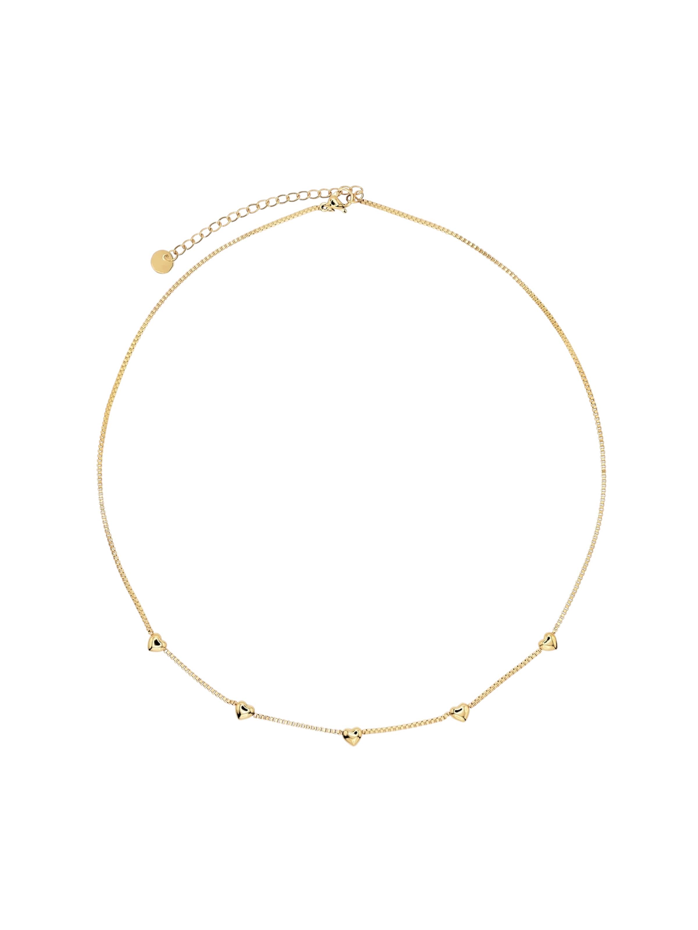 Heideman Ketting 'Manda' in Goud: voorkant