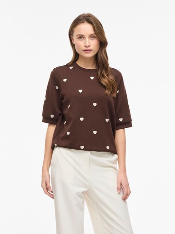 VILA Sweatshirt 'VISif' i brun: forside