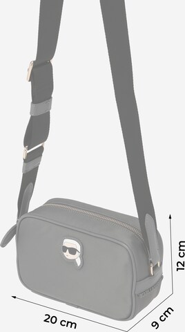 Karl Lagerfeld Crossbody bag 'Ikonik 2.0' in Grey
