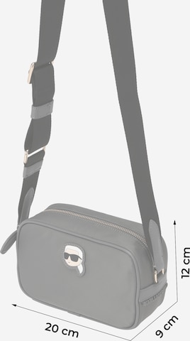 Karl Lagerfeld Crossbody Bag 'Ikonik 2.0' in Grey