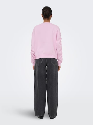 ONLY Sweatshirt in Pink