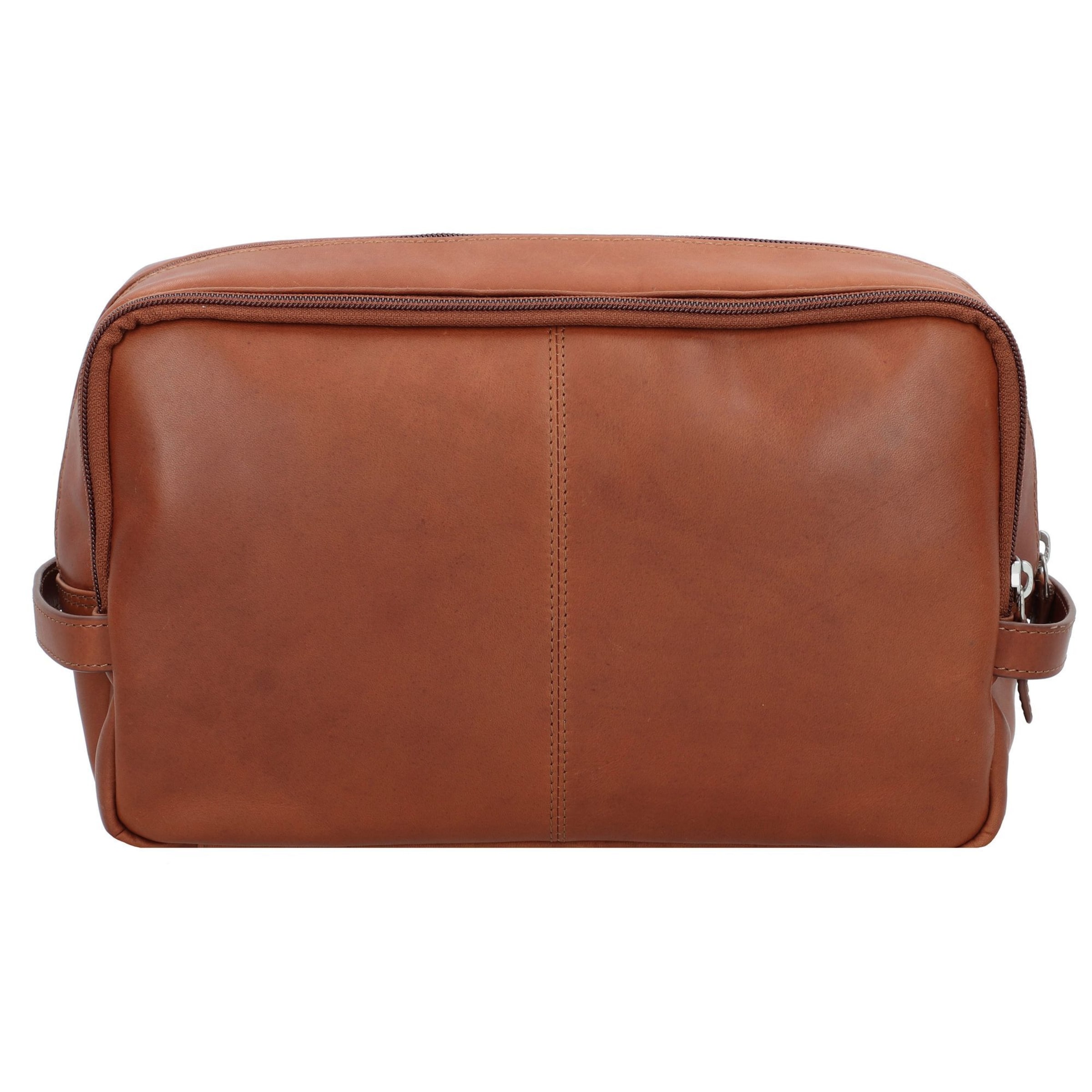 Esquire Toiletry bag in Brown: front