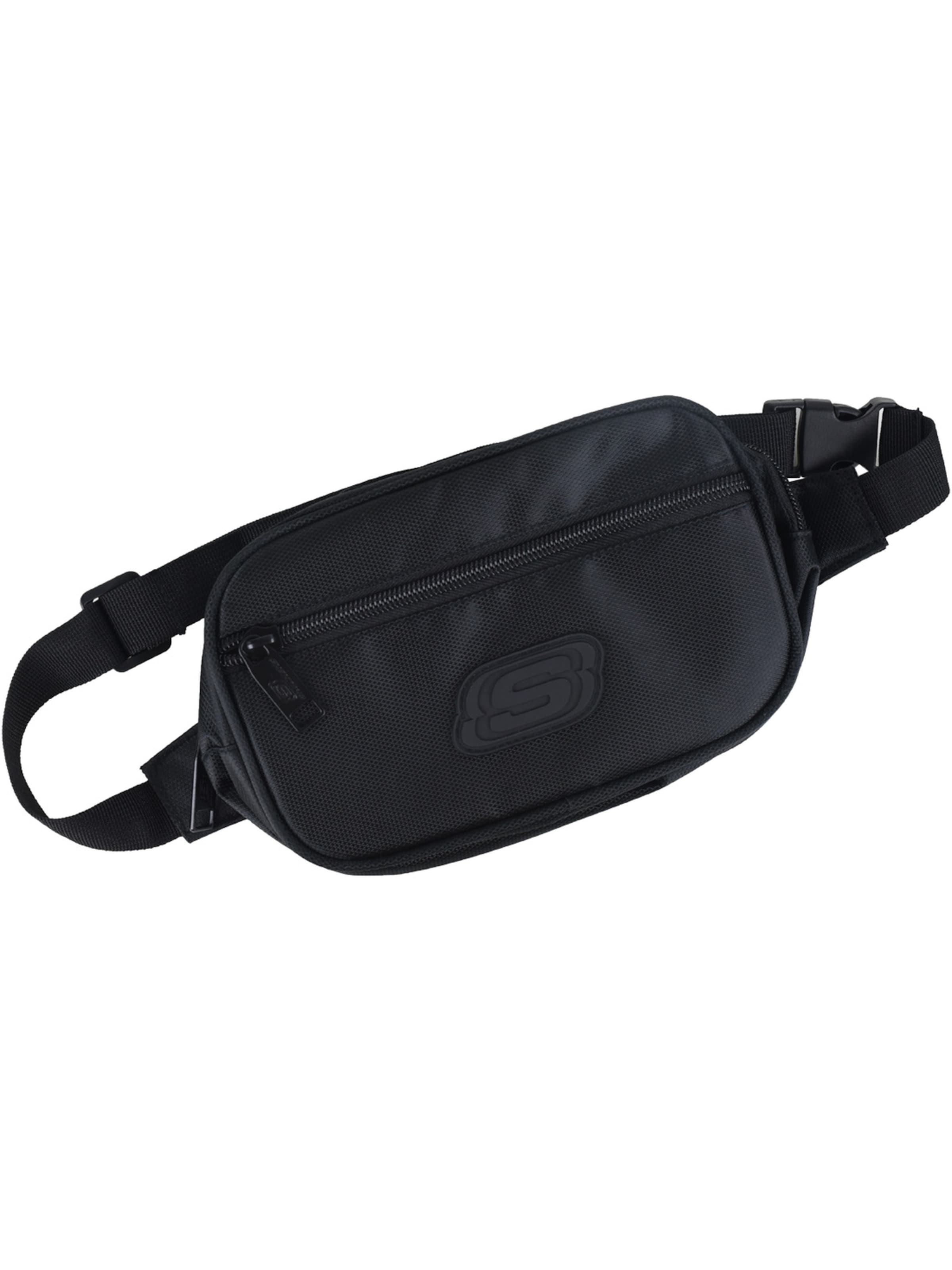 SKECHERS Gürteltasche in Schwarz: Vorderseite