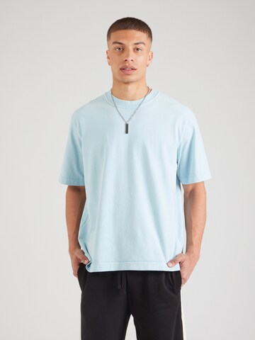 Abercrombie & Fitch Футболка в Синий: спереди