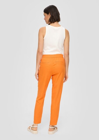 s.Oliver Tapered Pants in Orange