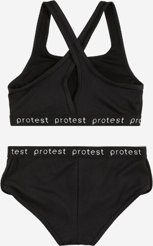 juoda PROTEST Sportinis maudymosi kostiumėlis 'BEAU'