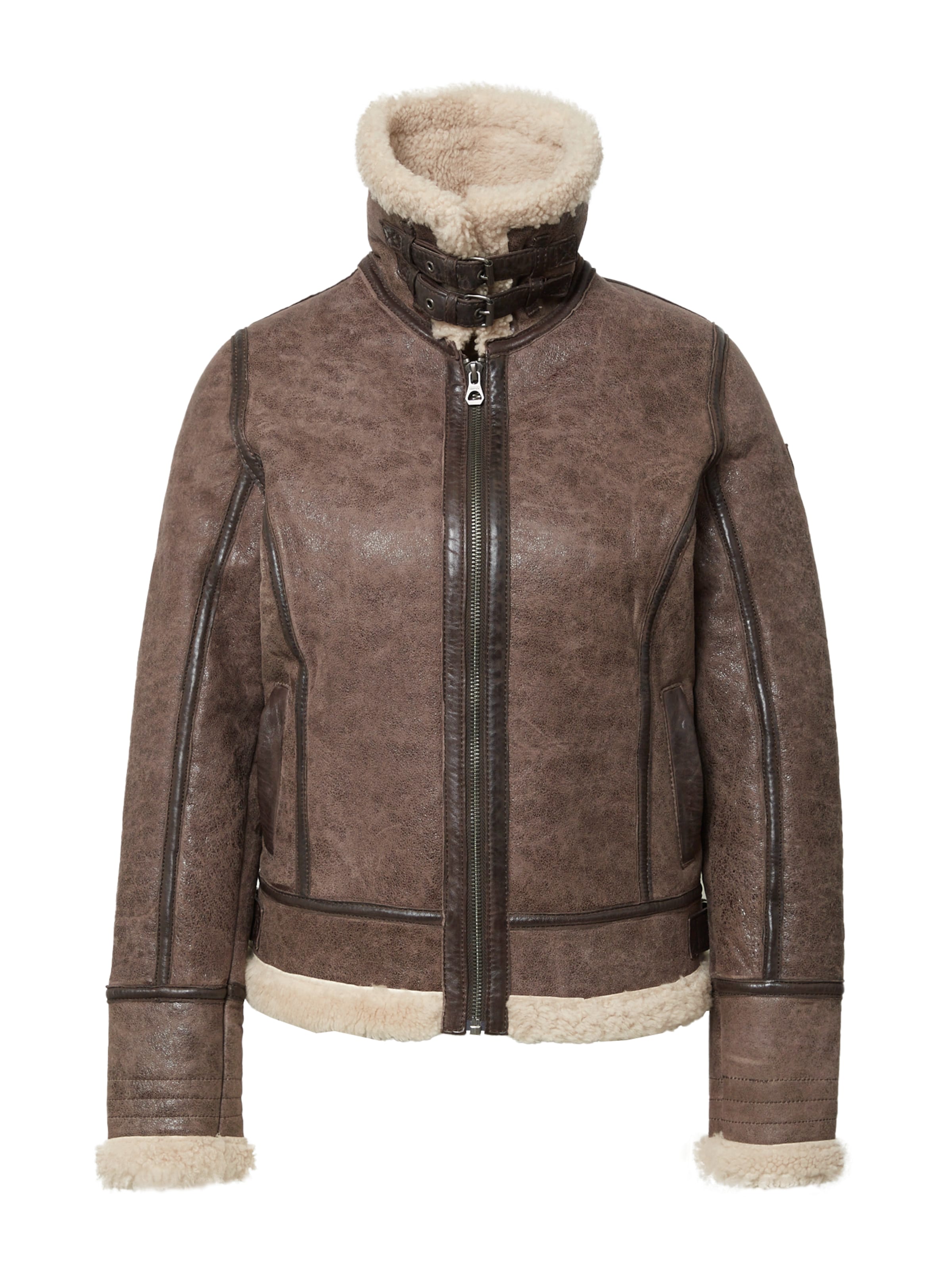 Geacă de primăvară-toamnă 'Skye' de la Gipsy by Mauritius pe maro: față