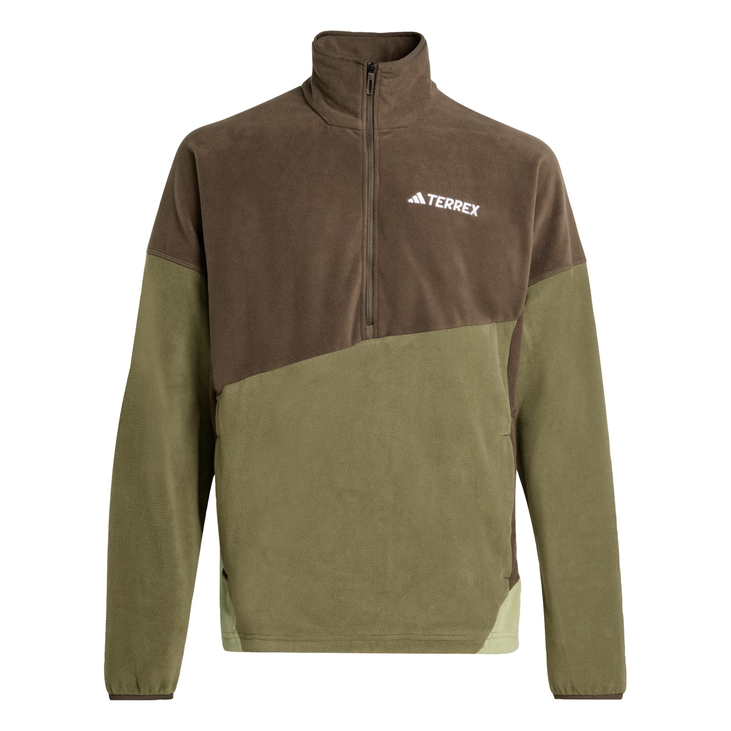 Pull-over de sport ' Multi Climawarm Fleece' ADIDAS TERREX en vert