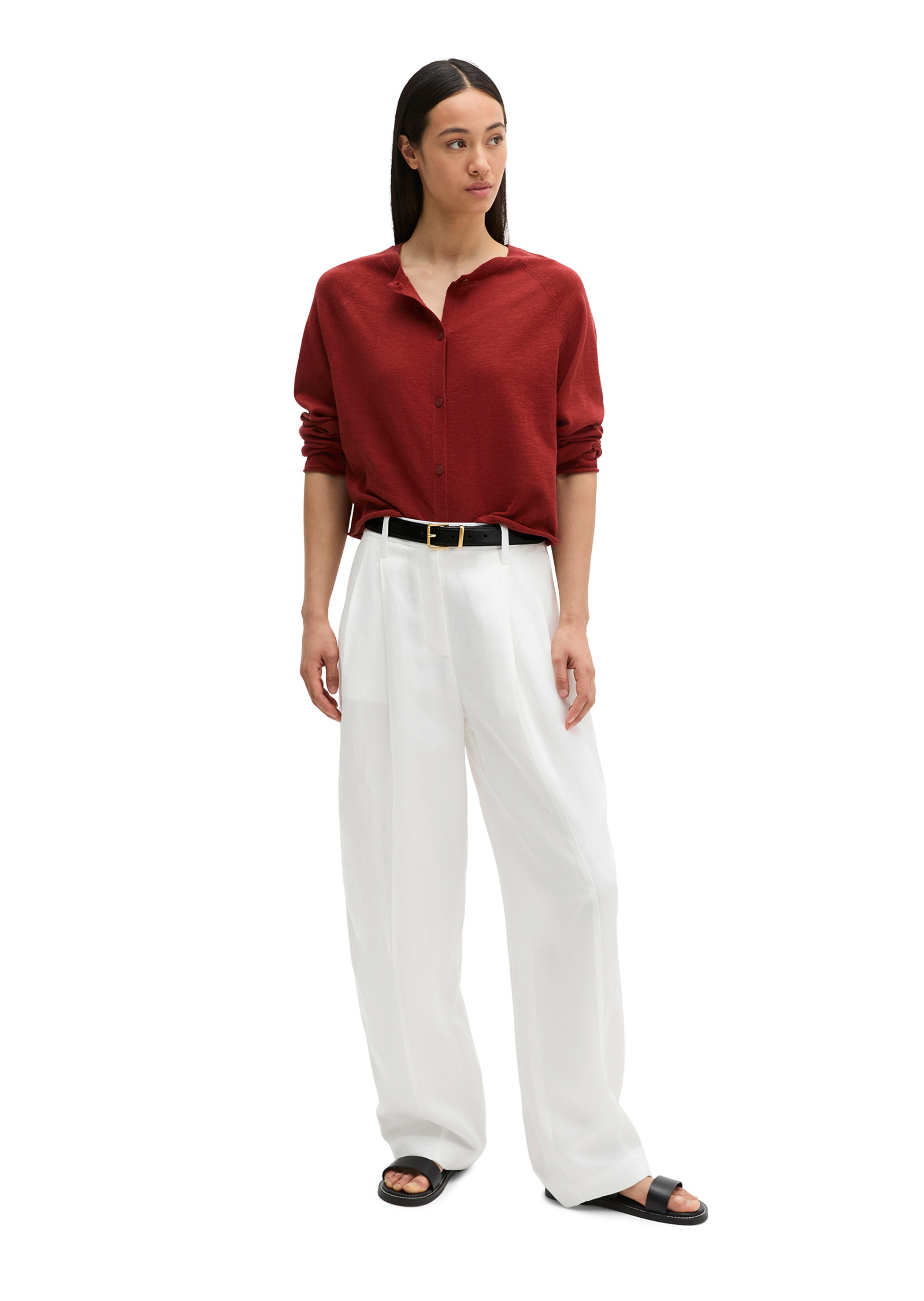 Cardigan Marc O'Polo en rouge