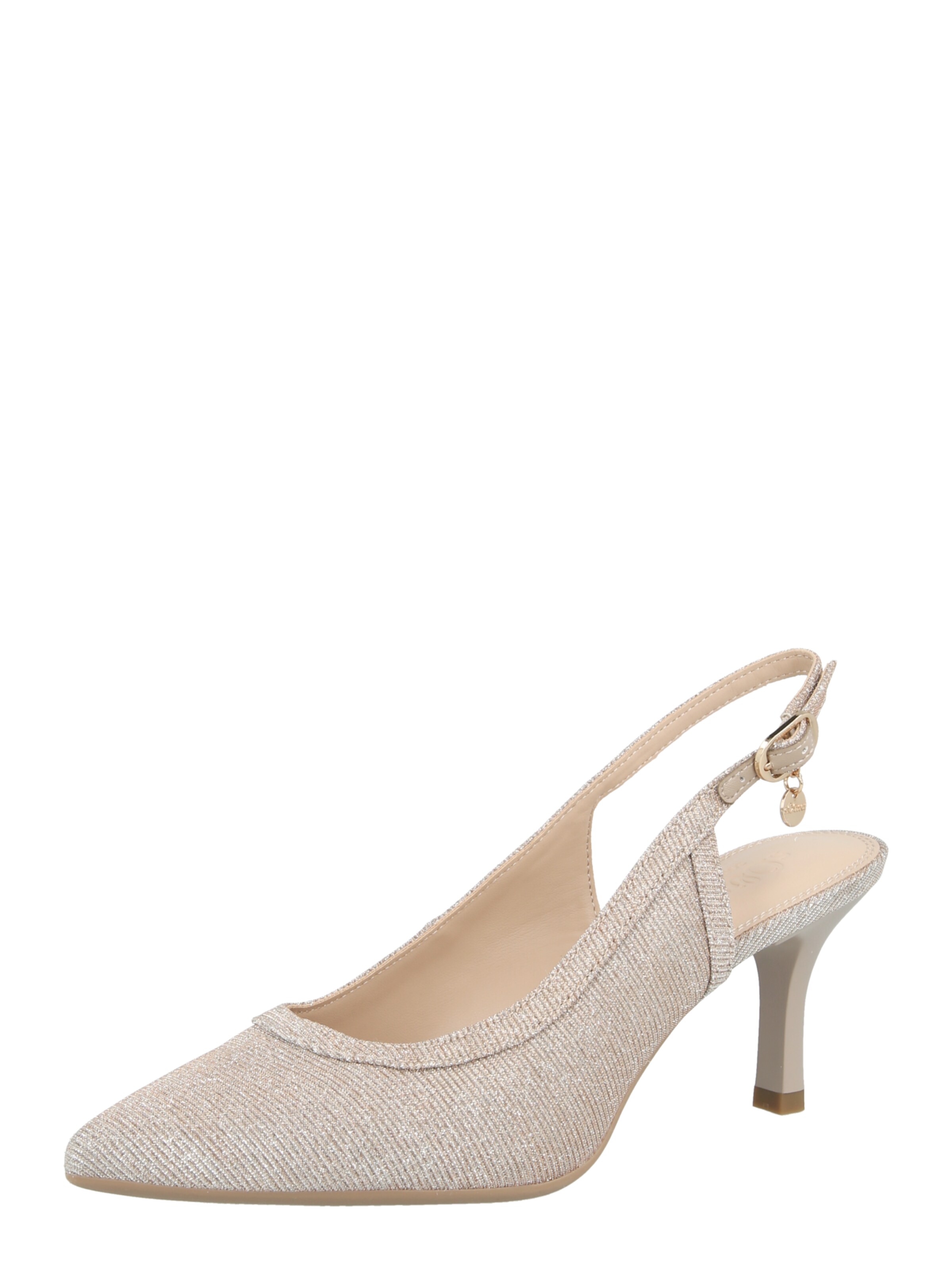 s.OliverCipele s potpeticom i otvorenom petom - bijela boja: prednji dio