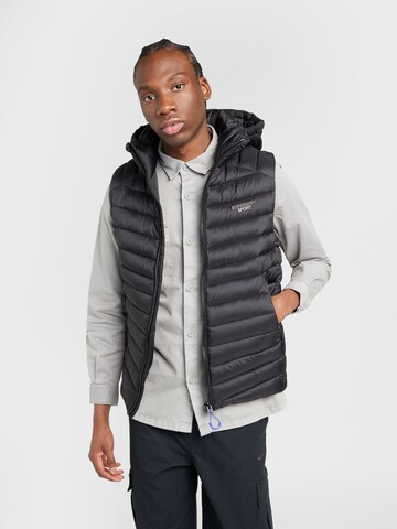 Superdry Bodywarmer 'Fuji' in Zwart: voorkant