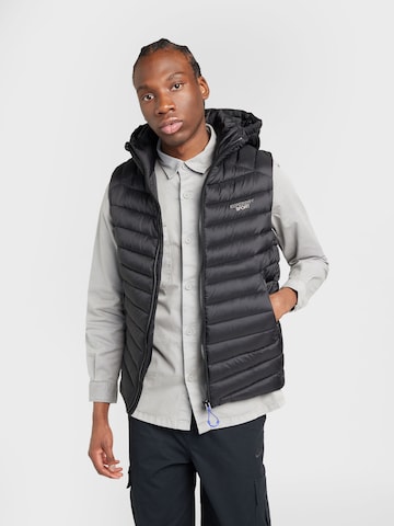 Superdry Vest 'Fuji' in Black: front