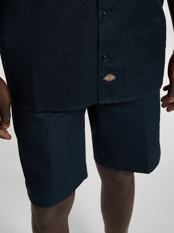 DICKIES Средняя посадка Рубашка 'WORK SHIRT' в Черный