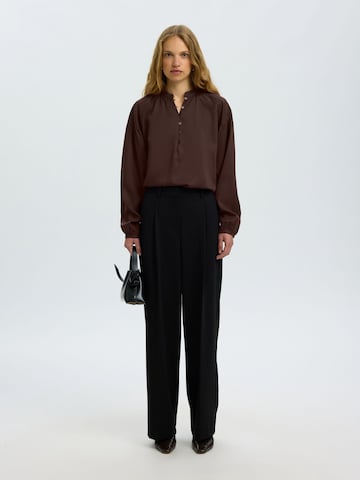 SELECTED - Blusa 'SLWDONNA' en marrón