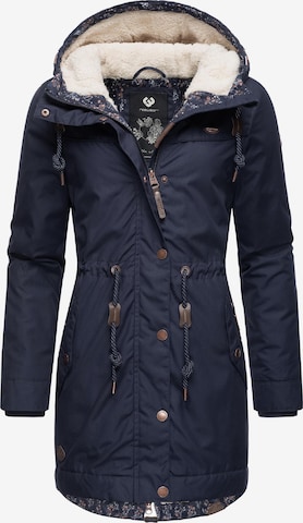 Ragwear Winterparka 'Canny' in Blau: predná strana