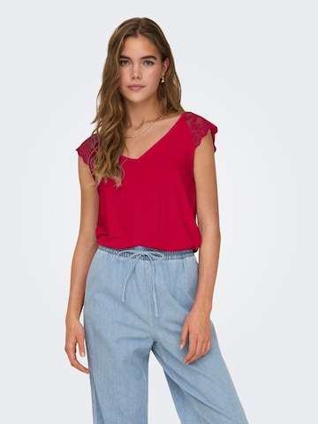 ONLY Shirt 'PETRA' in Red: front