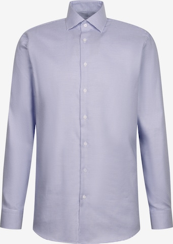 SEIDENSTICKER Zakelijk overhemd in Blauw: voorkant