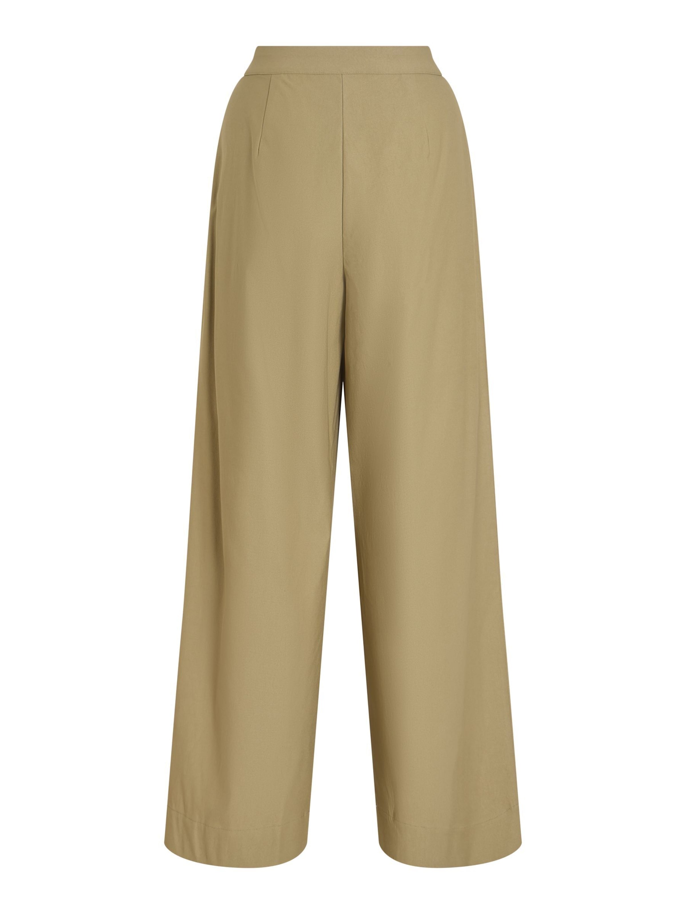 VILA - regular Pantalón plisado 'VIFLIKS' en verde