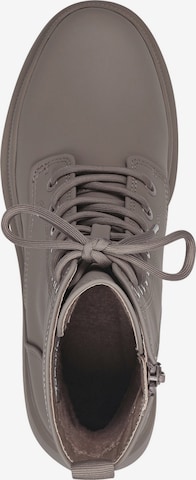 TAMARIS Lace-Up Ankle Boots in Grey